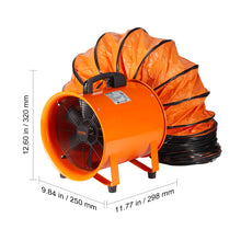 Load image into Gallery viewer, VEVOR 12.6" Blower Fan