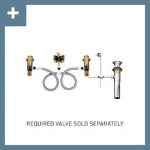Load image into Gallery viewer, Align Chrome Two-Handle High Arc Bathroom Faucet, Brushed Nickel