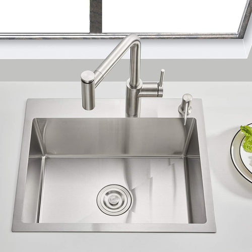 OUGOO 23 x 18 inch Drop-in Topmount Kitchen Sink