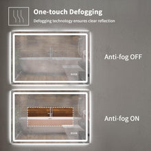 Load image into Gallery viewer, DURASPACE 60 x 20 inch Led Bathroom Mirror with Frontlit and Backlit, Dimmable, Anti-Fog, with Memory