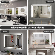 Load image into Gallery viewer, DURASPACE 60 x 20 inch Led Bathroom Mirror with Frontlit and Backlit, Dimmable, Anti-Fog, with Memory