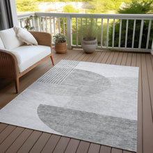 Load image into Gallery viewer, 9' x 12' Addison Rugs Chantille Gray Indoor/Outdoor Area Rug, Easy Clean, Machine Washable