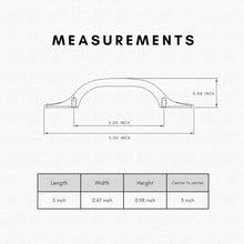 Load image into Gallery viewer, Hestia Hardware Zinc Cabinet Footed Handle - 3" Center to Center, 10 Pack (Satin Nickel)