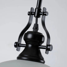Load image into Gallery viewer, SET OF 2 Adomas 1-Light Amber/Black Pendants