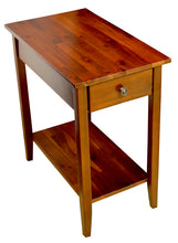 Load image into Gallery viewer, Aiydan Solid Wood End Table with Storage, Mahogany
