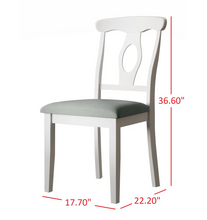 Load image into Gallery viewer, Olivia Dining Chairs, Grey/White (Set of 4)