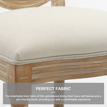 Load image into Gallery viewer, Amando Upholstered Side Chair King Louis Back Solid Wood Dining Chairs (Set of 2)