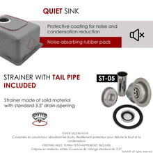 Load image into Gallery viewer, Builder Stylish Morella Dual-Mount 15" Stainless Steel Single Bowl Kitchen Sink S-405T