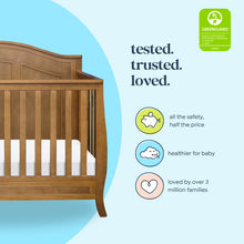 Load image into Gallery viewer, Emmett 4-in-1 Convertible Crib, Chestnut