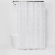Load image into Gallery viewer, Grid Shower Curtain White - Room Essentials™