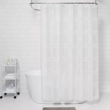 Load image into Gallery viewer, Grid Shower Curtain White - Room Essentials™