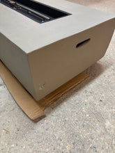 Load image into Gallery viewer, Belle Rectangle Concrete Propane Smokeless Fire Pit Table 56"