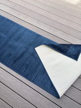 Load image into Gallery viewer, 2'6" x 10' Custom Size Runner Rug Solid Colour Navy Blue Medium Pile Slip Resistant by Feet, Navy