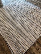 Load image into Gallery viewer, 7'10" x 7'10" Mendota Bellino Striped Oatmeal Indoor/Outdoor Area Rug