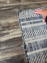 Load image into Gallery viewer, 7'10" x 7'10" Mendota Bellino Striped Oatmeal Indoor/Outdoor Area Rug