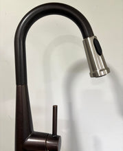Load image into Gallery viewer, Moen Sleek Pull Down Single Handle Kitchen Faucet with Power Boost Technology and Duralock 7864ORB