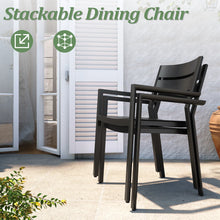 Load image into Gallery viewer, Jaquese Aluminum Outdoor Stacking Dining Armchair (Set of 2)