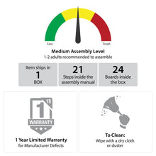 Load image into Gallery viewer, Kelly 61.7'' - 91.7'' Closet System