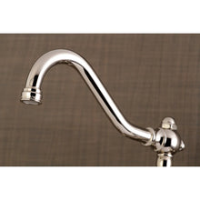 Load image into Gallery viewer, Kingston Brass Vintage Two-Handle 2-Hole Wall Mount Bathroom Faucet KS3246BL