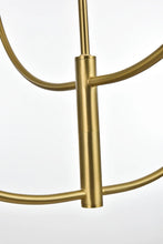 Load image into Gallery viewer, Kyle 4 - Light Dimmable Modern Linear Chandelier, Satin Gold