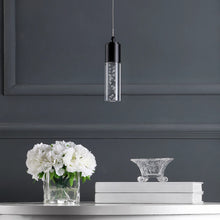 Load image into Gallery viewer, Black Octa 1 - Light LED Pendant