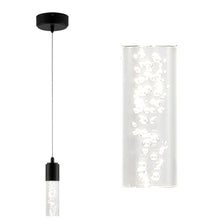 Load image into Gallery viewer, Black Octa 1 - Light LED Pendant