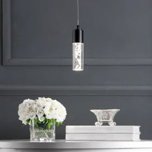 Load image into Gallery viewer, Black Octa 1 - Light LED Pendant