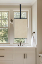 Load image into Gallery viewer, Ceiling Mount Rectangle Metal Wall Mirror 30"