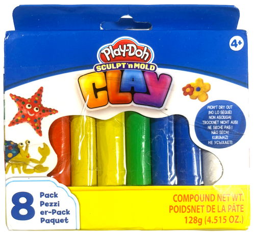 Play-Doh Sculpt'n'Mold Clay 8 Pack Multi Colors 4.515oz