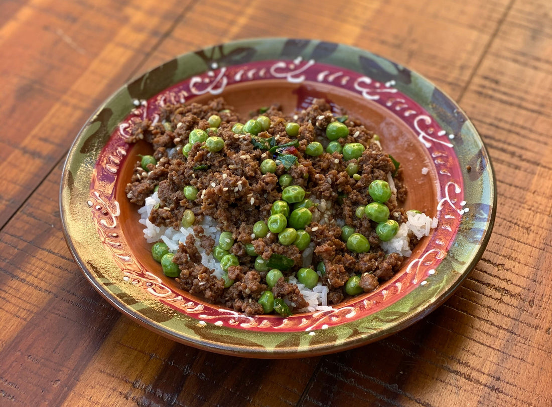 Zesty Sweet & Spicy Asian Rice Bowl