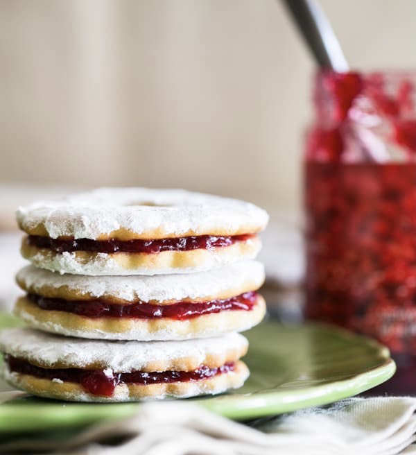 Sweet or Tart Jam Buster Sandwich Cookies