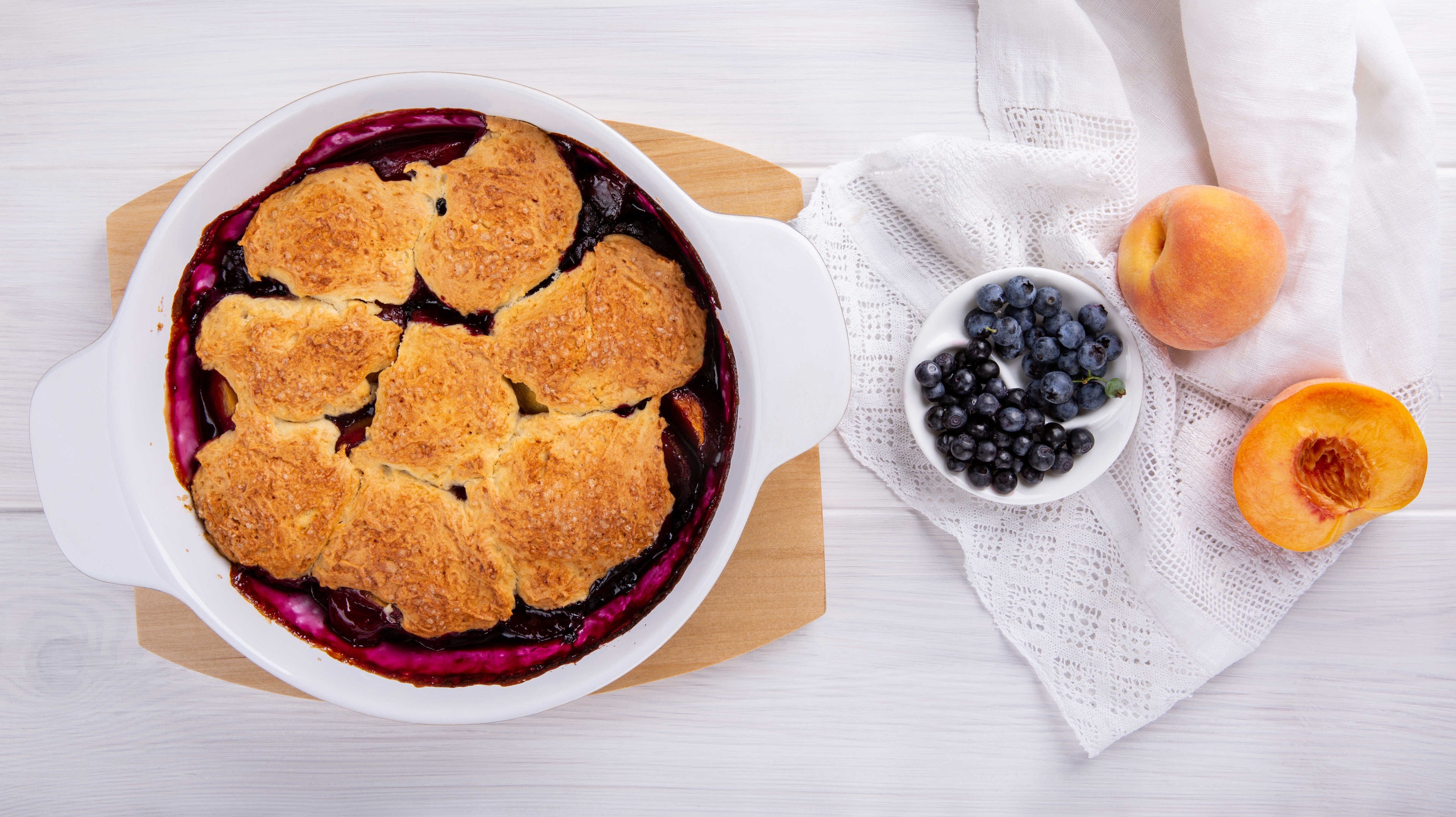 Stone Fruit or Berry Cobbler - A Simple, Tummy Warming Dessert Treat