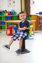 Load image into Gallery viewer, Storex Wiggle Stool – Active Flexible Seating for Classroom and Home Study, Adjustable 12-18 Inch Height, Storex Wiggle Stool – Active Flexible Seating for Classroom and Home Study, Adjustable 12-18 Inch Height, Black