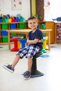 Storex Wiggle Stool – Active Flexible Seating for Classroom and Home Study, Adjustable 12-18 Inch Height, Storex Wiggle Stool – Active Flexible Seating for Classroom and Home Study, Adjustable 12-18 Inch Height, Black