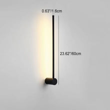 Load image into Gallery viewer, Modern Minimalist Long Aluminum Iron Silicone LED Wall Sconce Lamp For Bedroom