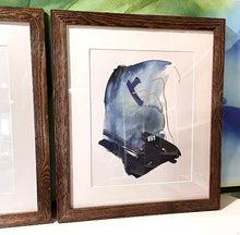 Load image into Gallery viewer, Indigo Collide III&quot; by Vincent Van Gogh 2 - Pieces