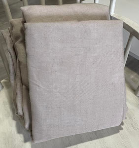 Pinch Pleat Linen Curtains 2 Panels Set (Per panel: 40"W x 96"L)