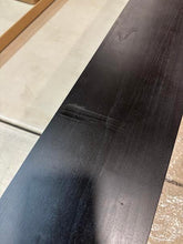 Load image into Gallery viewer, 72&quot; Dogberry Collections Modern Farmhouse Fireplace Shelf Mantel, Midnight Black