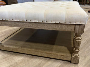 Bargman Floor Shelf Coffee Table with Storage