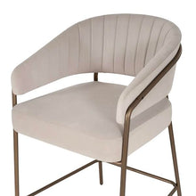 Load image into Gallery viewer, Sheriden Upholstered Counter Stool (Set of 2), Grey Beige