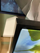 Load image into Gallery viewer, Green Blue Splashes Inks &quot; Green Blue Splashes Inks &quot;