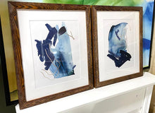 Load image into Gallery viewer, Indigo Collide III&quot; by Vincent Van Gogh 2 - Pieces