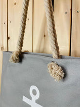 Load image into Gallery viewer, &#39;Anchor&#39; Cotton Rope Canvas Tote