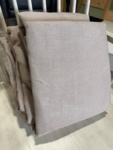 Load image into Gallery viewer, Pinch Pleat Linen Curtains 2 Panels Set (Per panel: 40&quot;W x 96&quot;L)