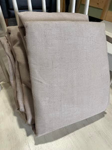 Pinch Pleat Linen Curtains 2 Panels Set (Per panel: 40"W x 96"L)