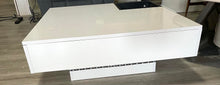 Load image into Gallery viewer, Modern Minimalist Design 31.5*31.5In Square Coffee Table With Detachable Tray with LED Lights