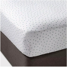 Load image into Gallery viewer, Full Micro Star Fitted Sheet Separates Blue - Pillowfort