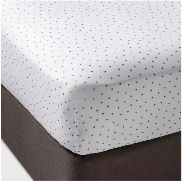 Full Micro Star Fitted Sheet Separates Blue - Pillowfort
