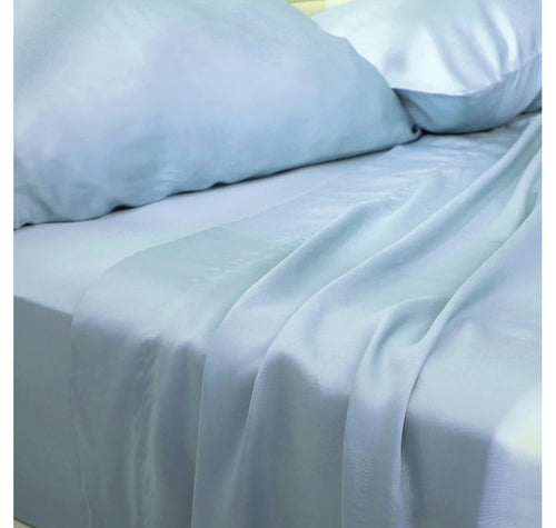 Tencel 4-Piece QUEEN Sheet Set - SLATE BLUE