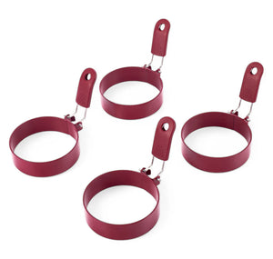 Egg Rings (set of 4) Curtis Stone, RED